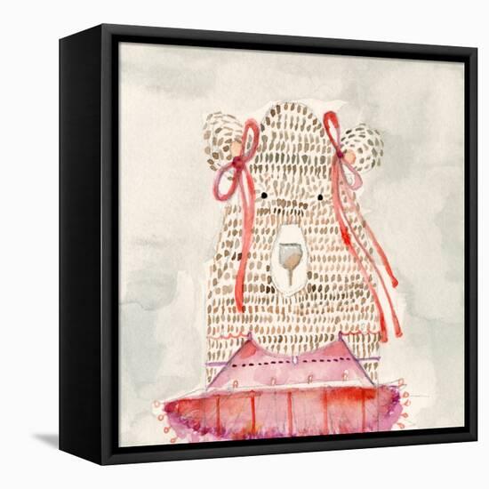 Ballerina Bear-Natalie Timbrook-Framed Stretched Canvas