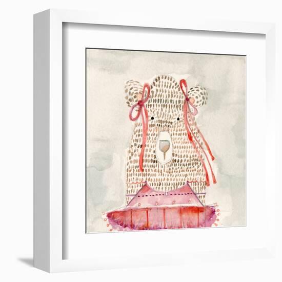 Ballerina Bear-Natalie Timbrook-Framed Art Print