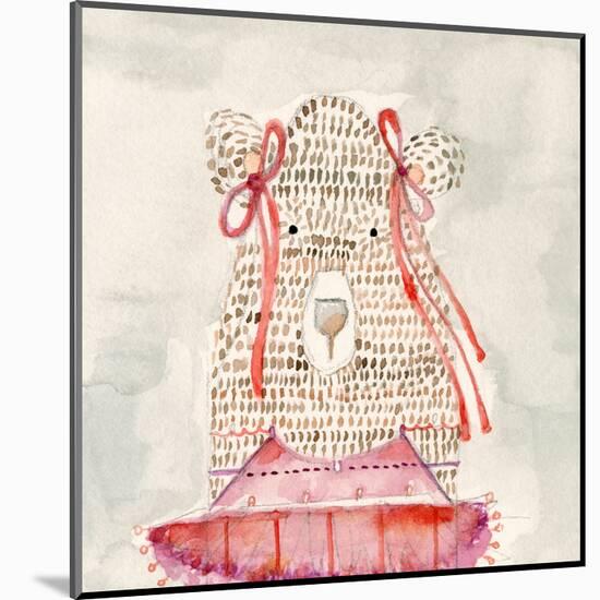 Ballerina Bear-Natalie Timbrook-Mounted Art Print