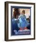 Ballerina Changing-Edgar Degas-Framed Art Print