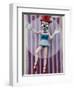 Ballerina Clown, Venice, Los Angeles, California, USA-Walter Bibikow-Framed Photographic Print