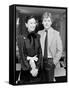 Ballerina Dame Margot Fonteyn with Dancer Choreographer Mikhail Baryshnikov-null-Framed Stretched Canvas