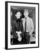 Ballerina Dame Margot Fonteyn with Dancer Choreographer Mikhail Baryshnikov-null-Framed Premium Photographic Print