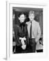 Ballerina Dame Margot Fonteyn with Dancer Choreographer Mikhail Baryshnikov-null-Framed Premium Photographic Print