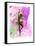 Ballerina Dancing Watercolor 1-Irina March-Framed Stretched Canvas