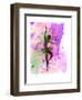 Ballerina Dancing Watercolor 1-Irina March-Framed Art Print