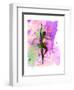 Ballerina Dancing Watercolor 1-Irina March-Framed Art Print