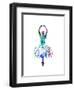 Ballerina Dancing Watercolor 4-Irina March-Framed Art Print