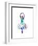 Ballerina Dancing Watercolor 4-Irina March-Framed Art Print