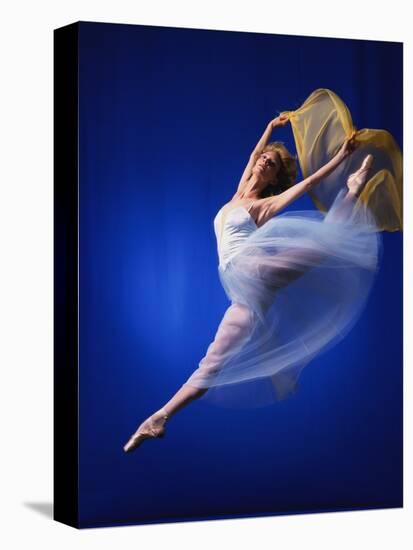Ballerina Dancing-Dennis Degnan-Stretched Canvas