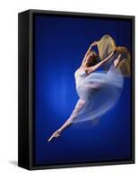 Ballerina Dancing-Dennis Degnan-Framed Stretched Canvas