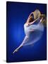 Ballerina Dancing-Dennis Degnan-Stretched Canvas