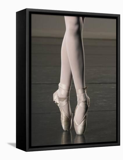 Ballerina en pointe-Erik Isakson-Framed Stretched Canvas