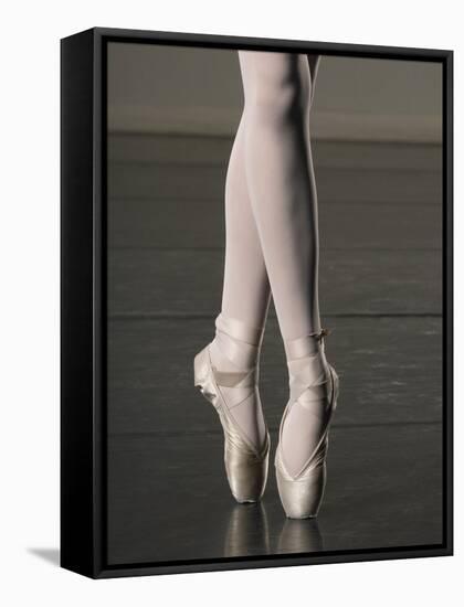 Ballerina en pointe-Erik Isakson-Framed Stretched Canvas