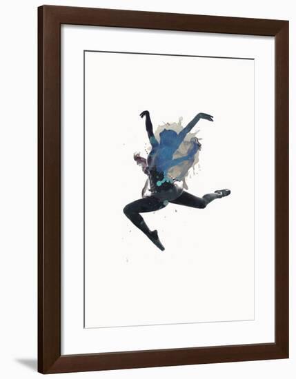 Ballerina Floating-Design Fabrikken-Framed Art Print