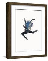 Ballerina Floating-Design Fabrikken-Framed Art Print