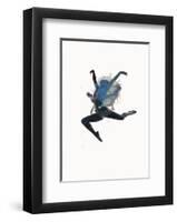 Ballerina Floating-Design Fabrikken-Framed Art Print