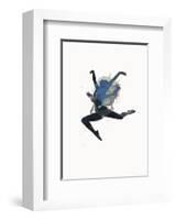 Ballerina Floating-Design Fabrikken-Framed Art Print