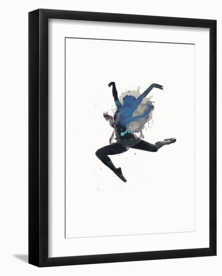 Ballerina Floating-Design Fabrikken-Framed Art Print