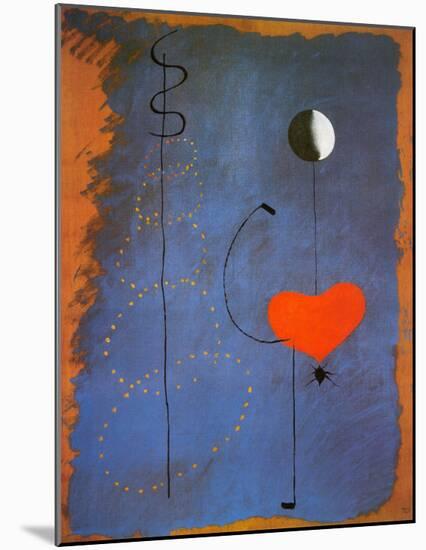 Ballerina II, c.1925-Joan Miro-Mounted Art Print