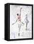 Ballerina In Blue-Aimee Del Valle-Framed Stretched Canvas