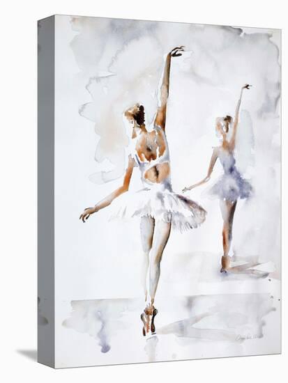 Ballerina In Blue-Aimee Del Valle-Stretched Canvas