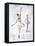 Ballerina In Blue-Aimee Del Valle-Framed Stretched Canvas