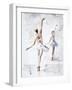 Ballerina In Blue-Aimee Del Valle-Framed Art Print