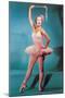 Ballerina in Pink, Retro-null-Mounted Art Print