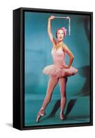 Ballerina in Pink, Retro-null-Framed Stretched Canvas