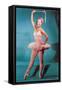 Ballerina in Pink, Retro-null-Framed Stretched Canvas