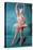 Ballerina in Pink, Retro-null-Stretched Canvas