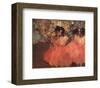 Ballerina in Red-Edgar Degas-Framed Art Print