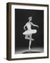 Ballerina Margot Fonteyn, of the Sadler Wells Company, Dancing Alone on Stage-Gjon Mili-Framed Premium Photographic Print