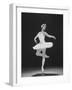 Ballerina Margot Fonteyn, of the Sadler Wells Company, Dancing Alone on Stage-Gjon Mili-Framed Premium Photographic Print