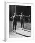 Ballerina Maria Tallchief and Andre Eglevsky Rehearsing "Swan Lake"-Ed Clark-Framed Premium Photographic Print