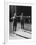 Ballerina Maria Tallchief and Andre Eglevsky Rehearsing "Swan Lake"-Ed Clark-Framed Premium Photographic Print