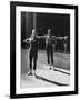 Ballerina Maria Tallchief and Andre Eglevsky Rehearsing "Swan Lake"-Ed Clark-Framed Premium Photographic Print