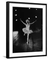 Ballerina Maria Tallchief Performing in "Swan Lake"-Ed Clark-Framed Premium Photographic Print