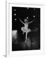 Ballerina Maria Tallchief Performing in "Swan Lake"-Ed Clark-Framed Premium Photographic Print