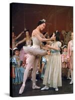 Ballerina Maria Tallchief Performing in the Nutcracker Ballet at City Center-Alfred Eisenstaedt-Stretched Canvas