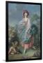 Ballerina Marie-Madeleine Guimard (1743-181) as Terpsichore-Jacques Louis David-Framed Giclee Print