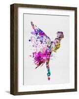 Ballerina on Stage Watercolor 3-Irina March-Framed Art Print