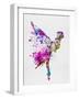 Ballerina on Stage Watercolor 3-Irina March-Framed Art Print