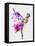 Ballerina on Stage Watercolor 3-Irina March-Framed Stretched Canvas