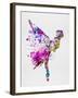 Ballerina on Stage Watercolor 3-Irina March-Framed Art Print