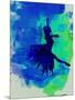 Ballerina on Stage Watercolor 5-Irina March-Mounted Art Print