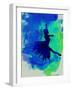 Ballerina on Stage Watercolor 5-Irina March-Framed Art Print