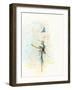 Ballerina on the Stage-NaxArt-Framed Art Print