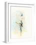 Ballerina on the Stage-NaxArt-Framed Art Print